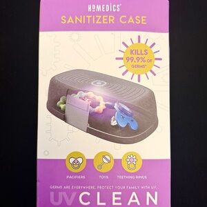 HoMedics UV-Clean Sanitizer Case – UV Light Disinfection Box – Kills 99.9% Germs